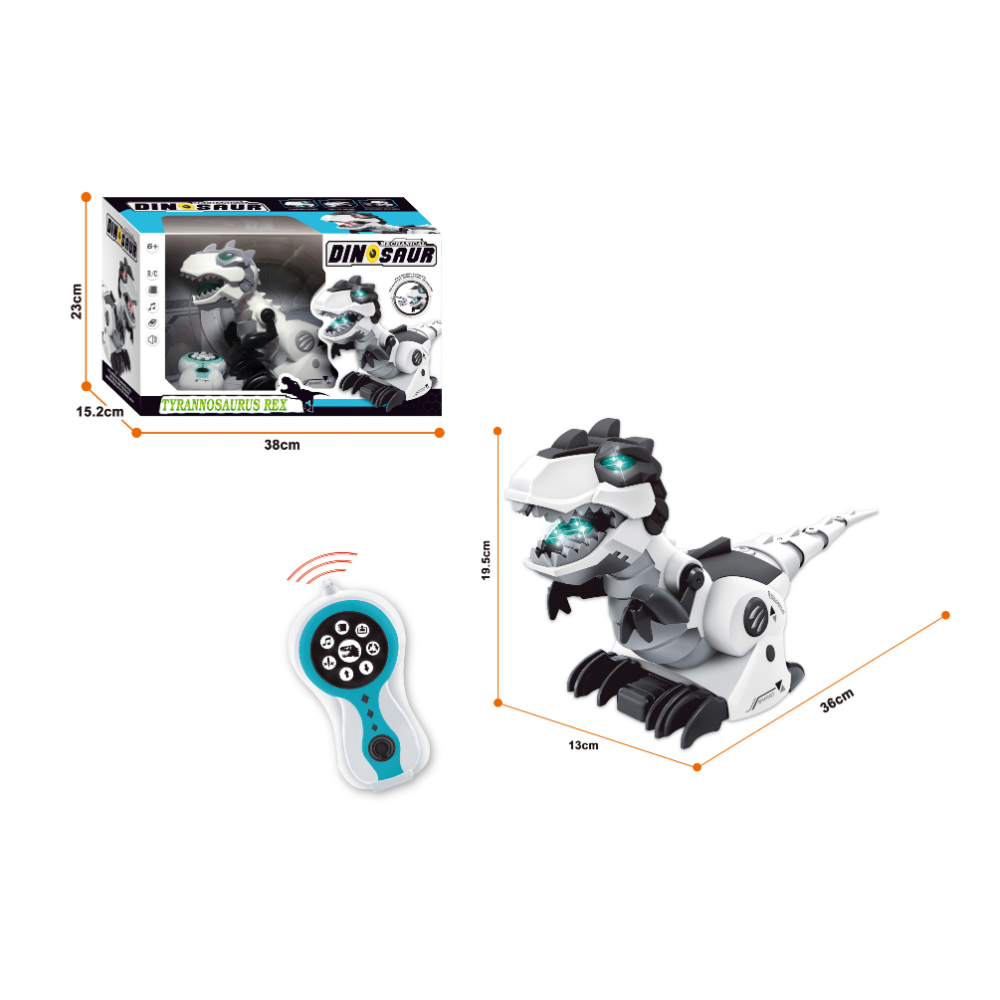 Dinosaurio Robot Radio Control T-Rex con Luces