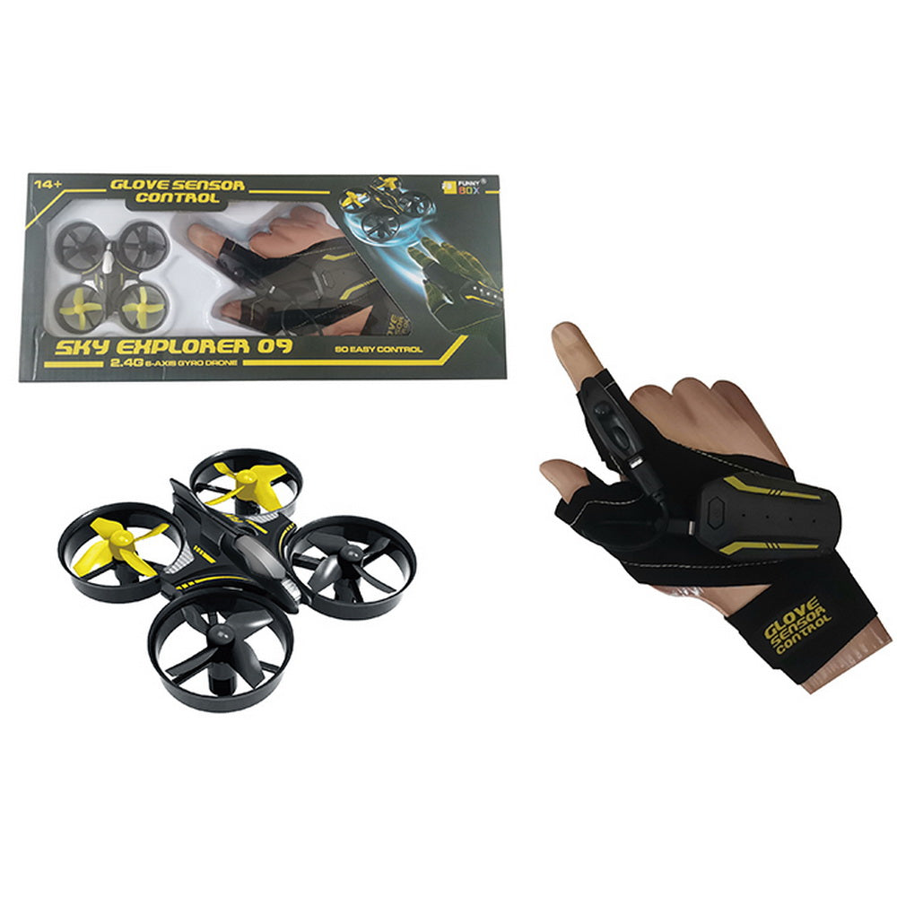 Dron Mini Sky Explorer Guante Sensor Control 2.4G