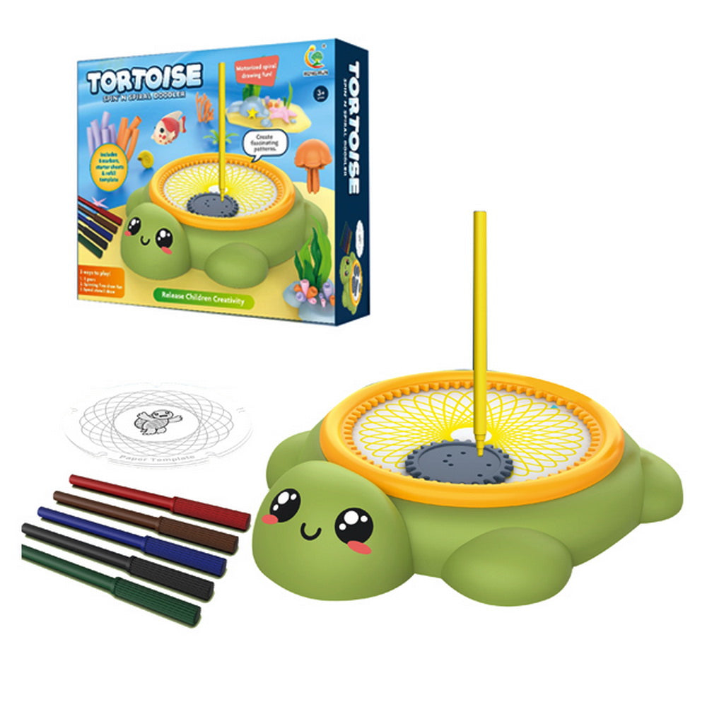 Juego Espiral Tortuga Doodler Dibujos Magnéticos con Plumones 3+