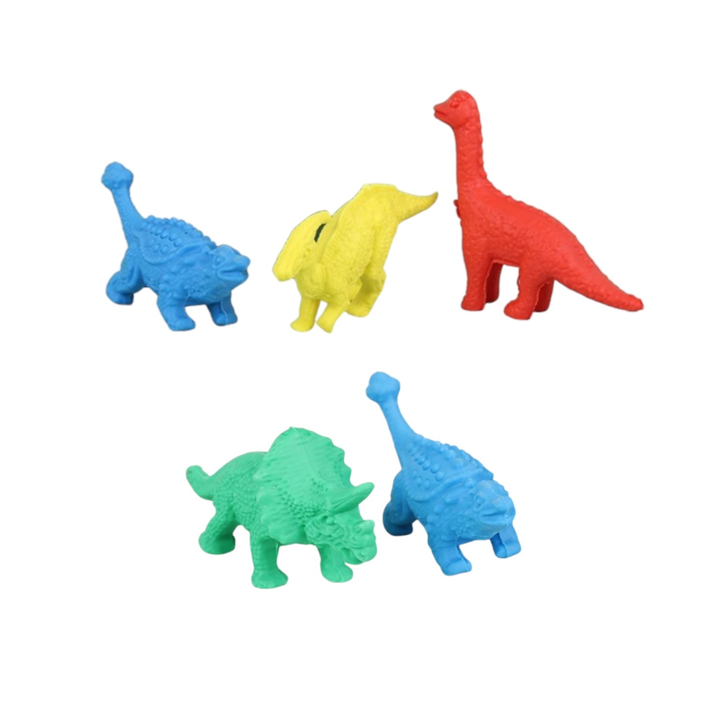 Set de 4 Gomas de Borrar con Diseño de Dinosaurios