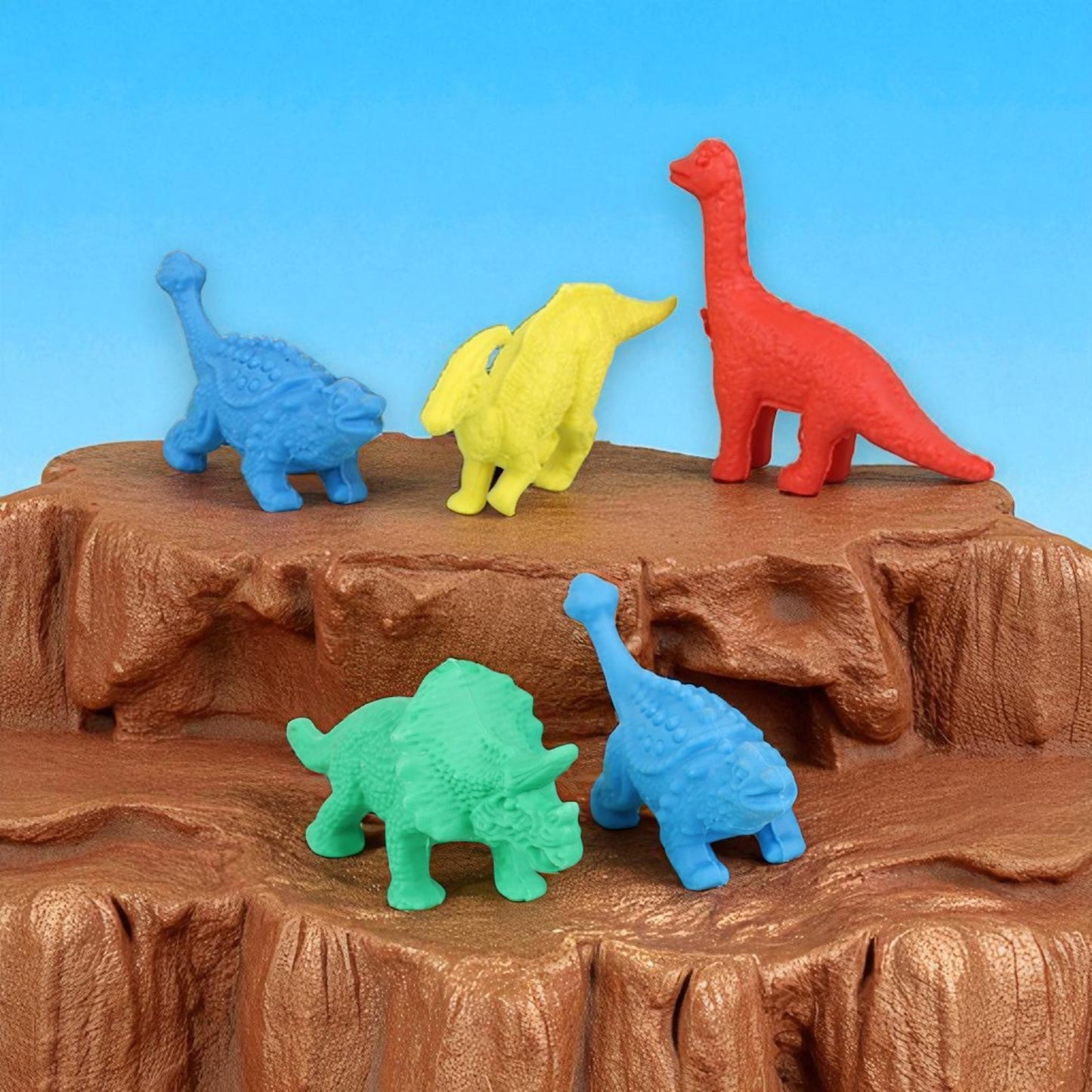 Set de 4 Gomas de Borrar con Diseño de Dinosaurios