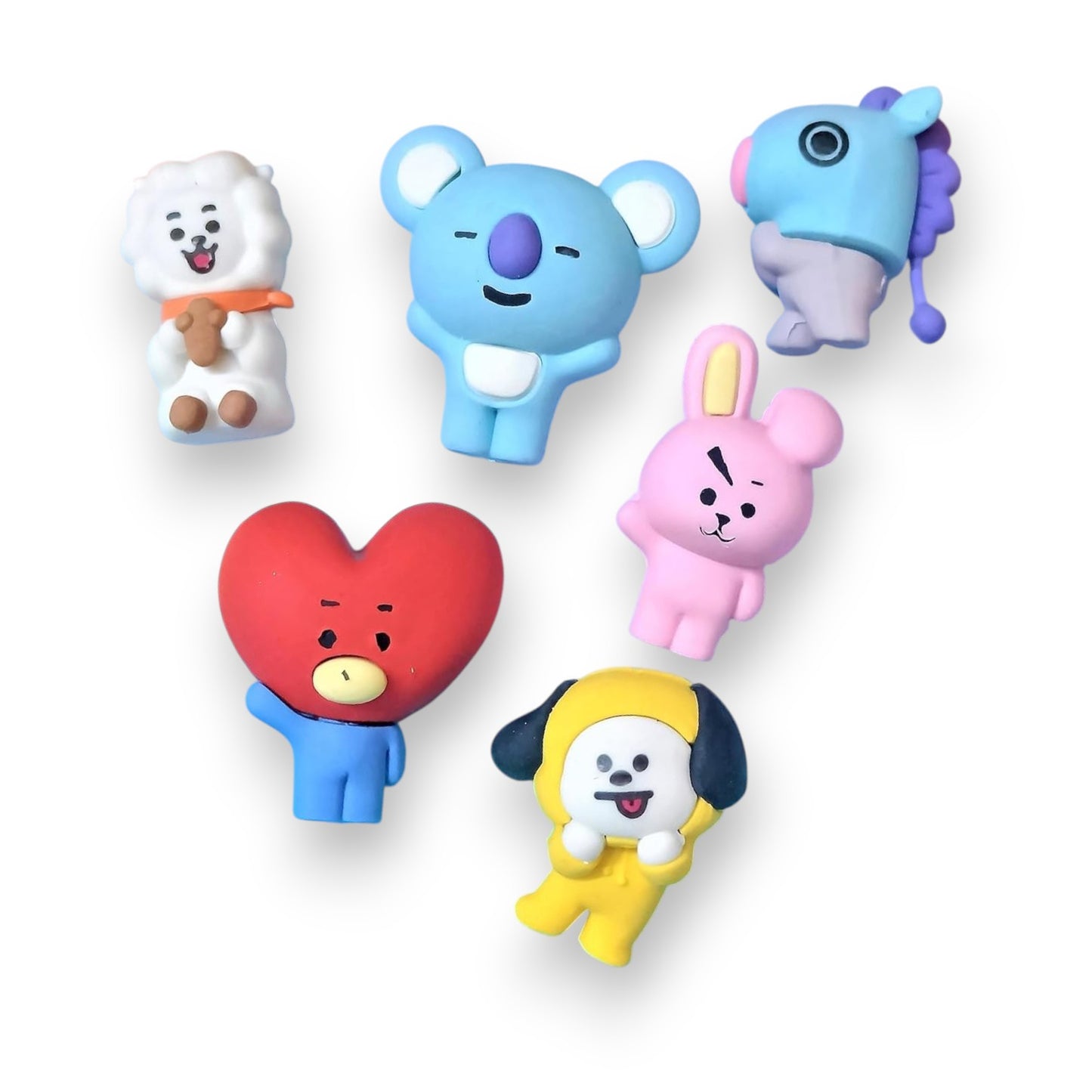 Set de 4 Gomas de Borrar con Diseño de BT21 BTS
