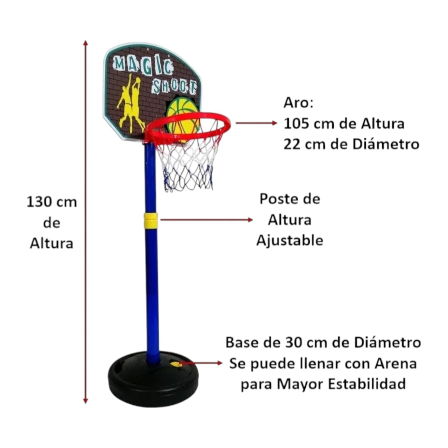 Set de Baloncesto Para Niños