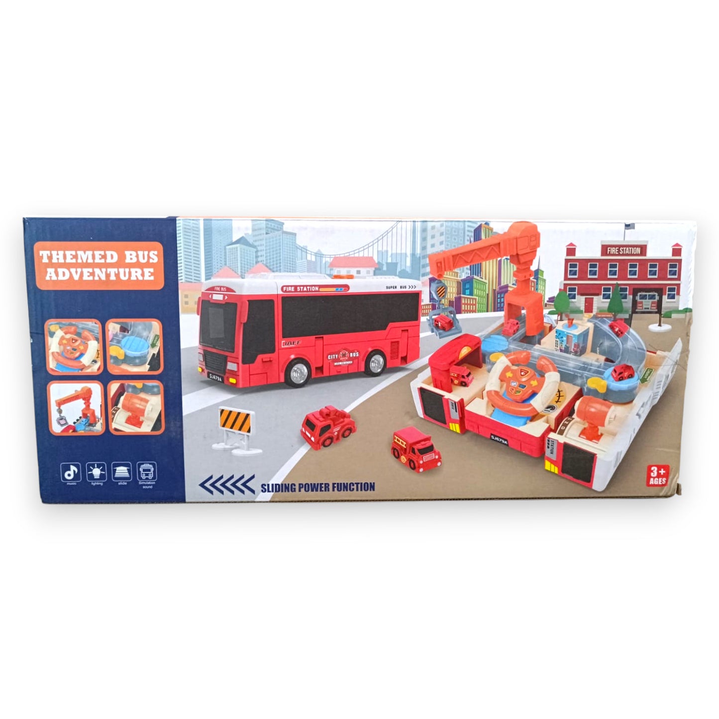 Autobús Multifunción Sunnimix Rojo – Juguete 2 en 1 para Bebés