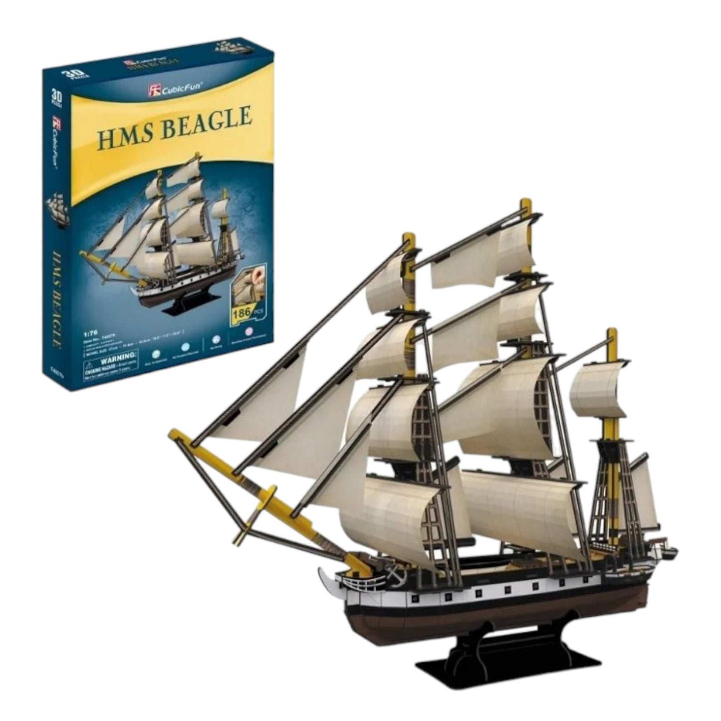 Rompecabezas En 3d Para Adultos Y Niños, HMS Beagle