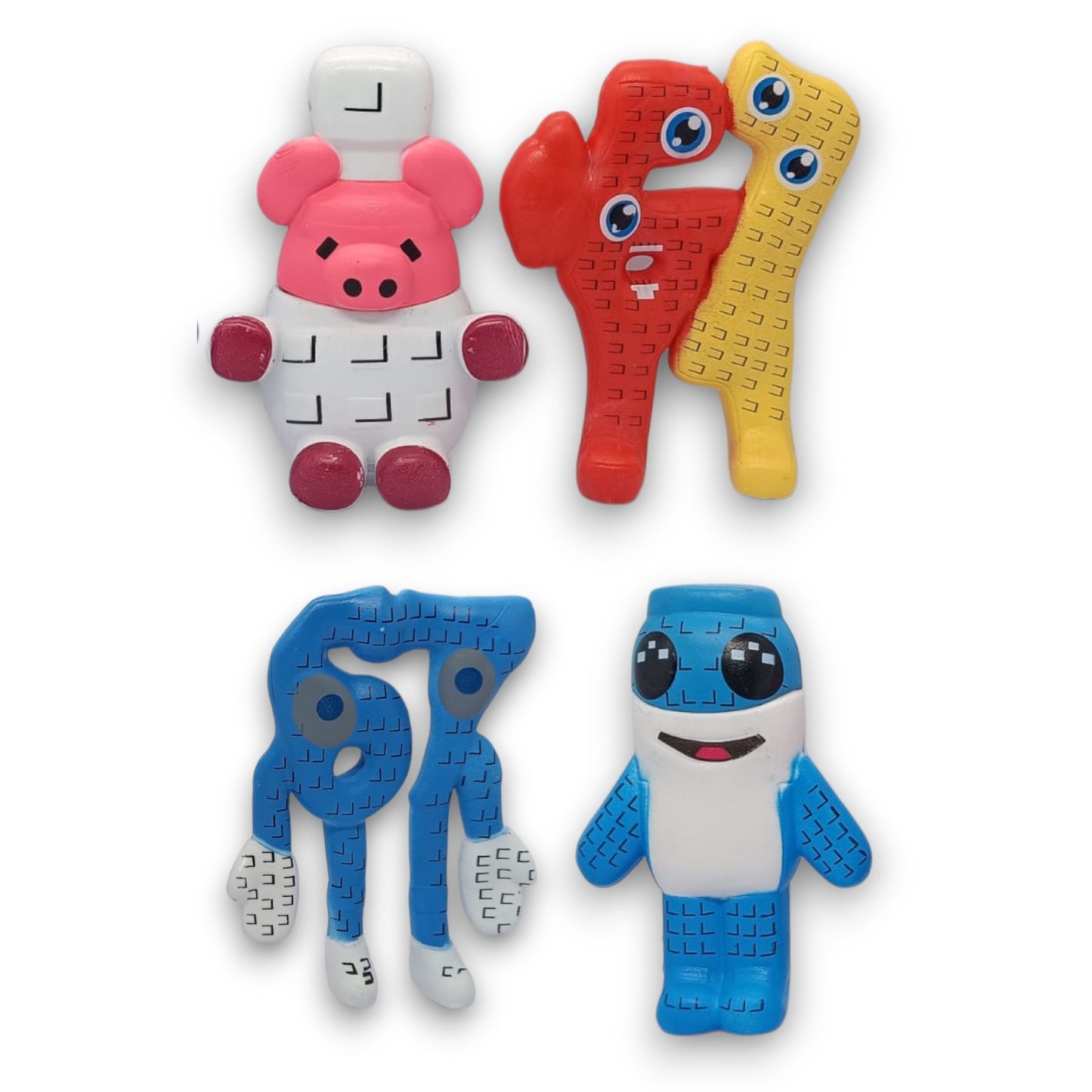 Set 8 Figuras Roba Un Brainrot Roblox | Elefante Rosa Coleccionable