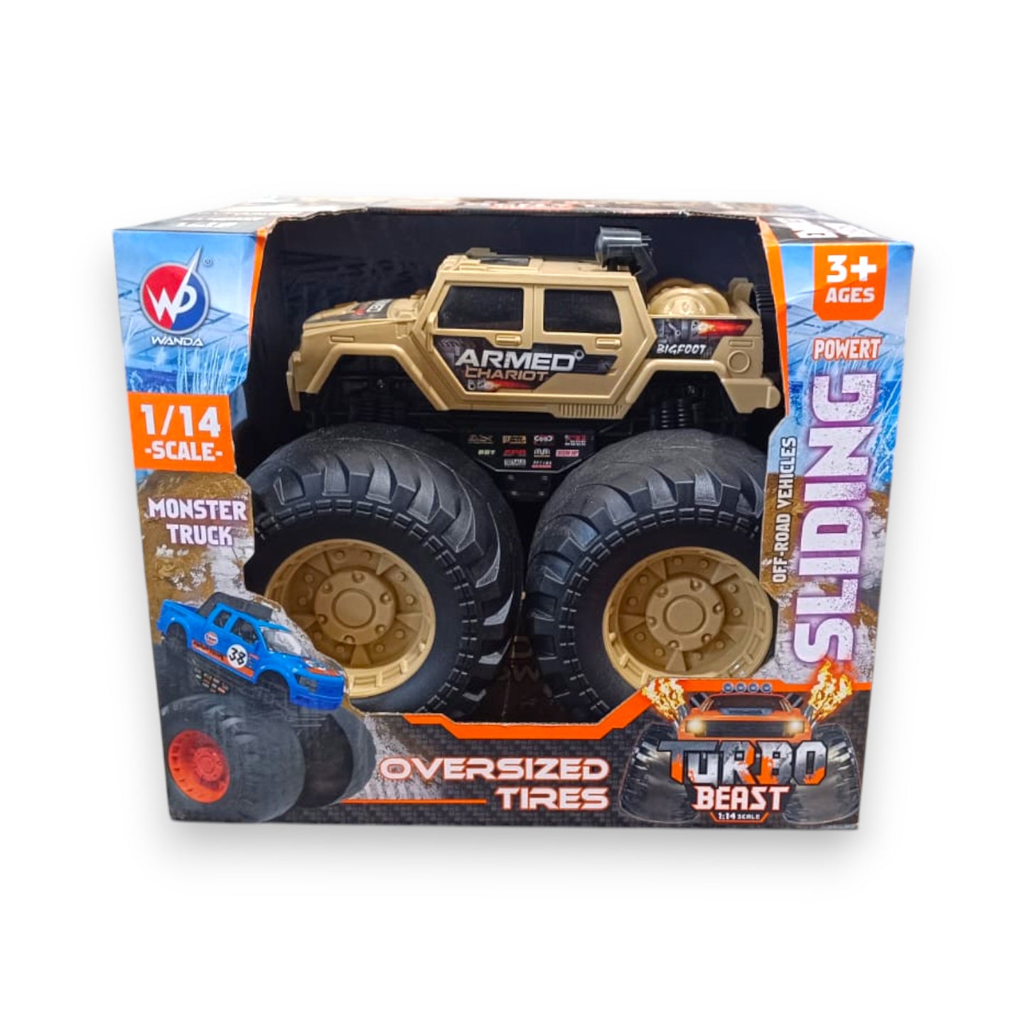 Camioneta a Fricción Monster Anger 1:16 Off Road – Juguete Todoterreno