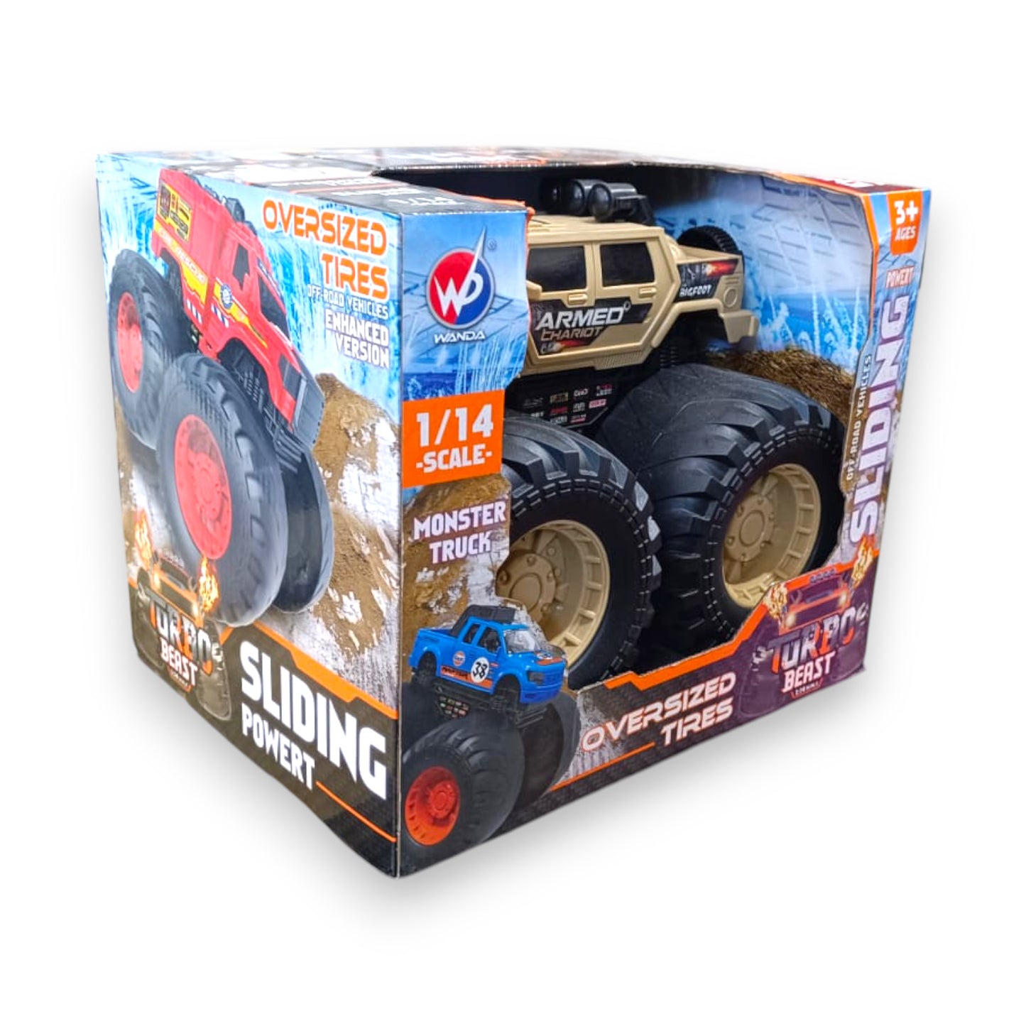 Camioneta a Fricción Monster Anger 1:16 Off Road – Juguete Todoterreno