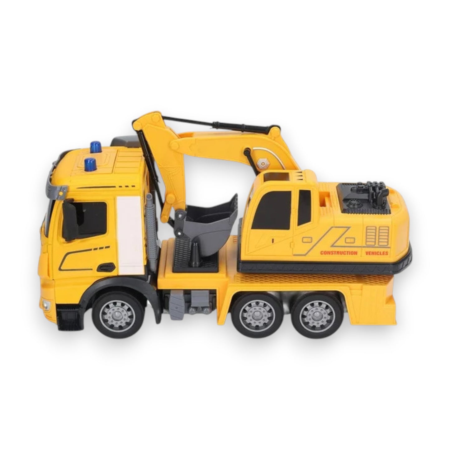 Excavadora RC Súper Realista – Control Remoto Eléctrico para Niños