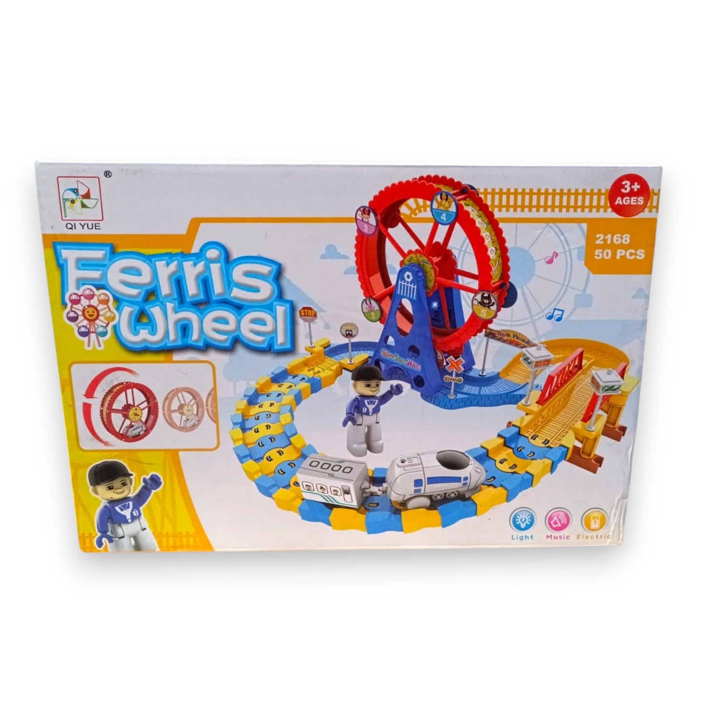 Set de Juego Ferris Wheel con Tren Eléctrico - 50 Piezas
