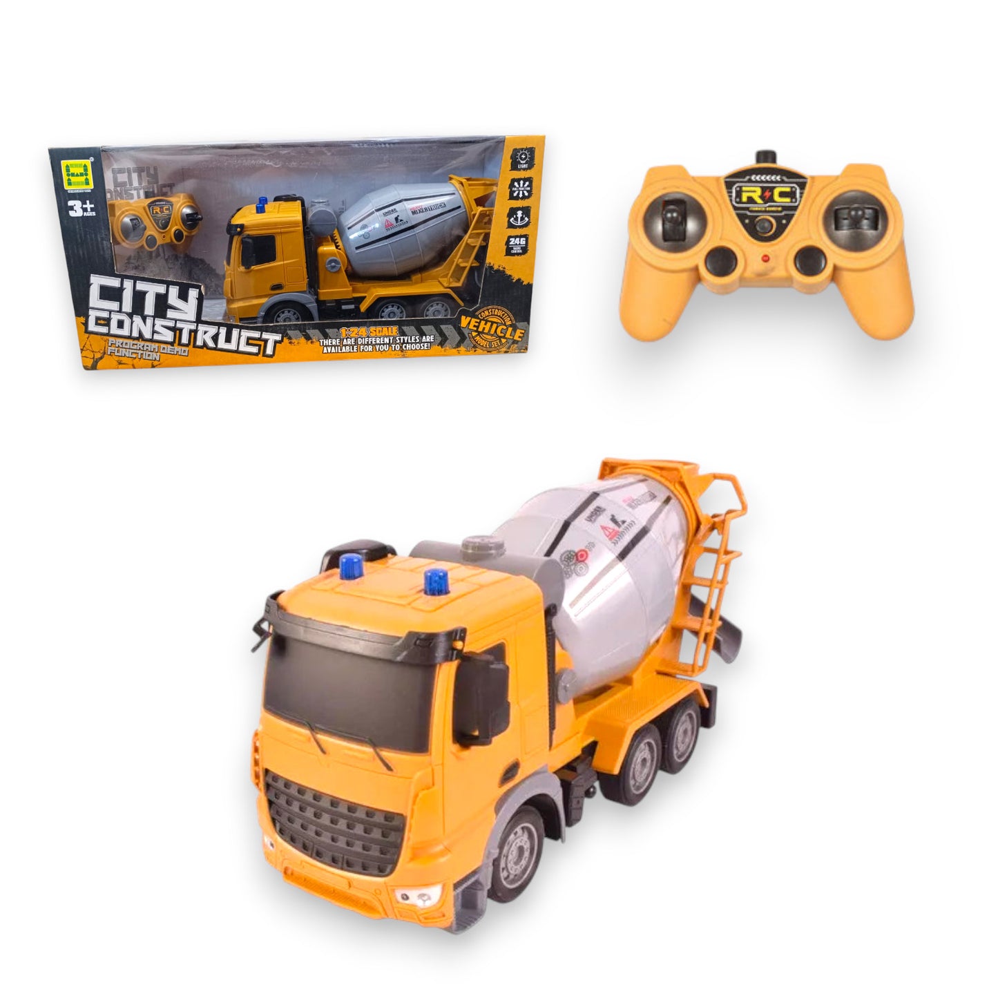 Mezclador RC Súper Realista – Control Remoto Eléctrico para Niños