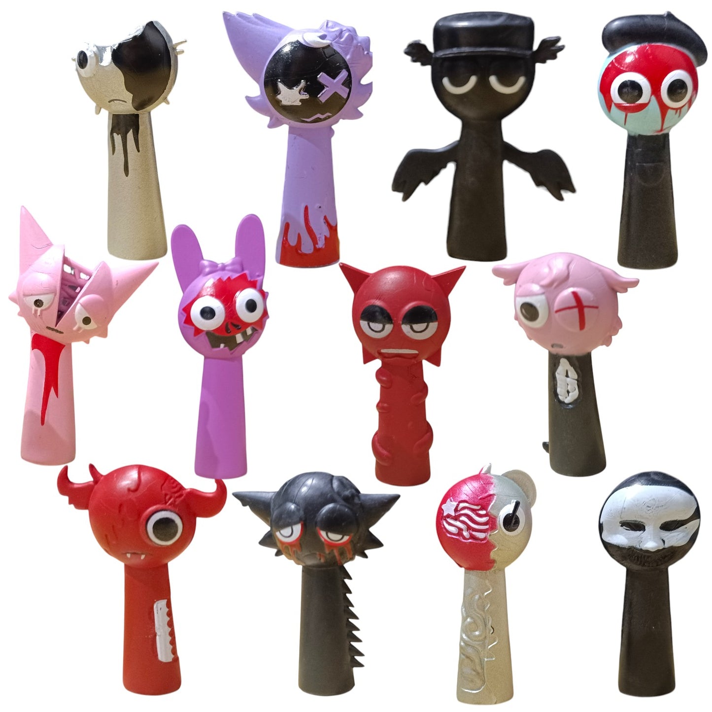 Set Figuras De Acción Sprunki Variedades Plastico