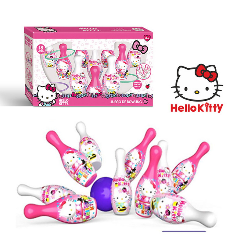 Juego Bowling Hello Kitty 10 Pinos – Interior y Exterior