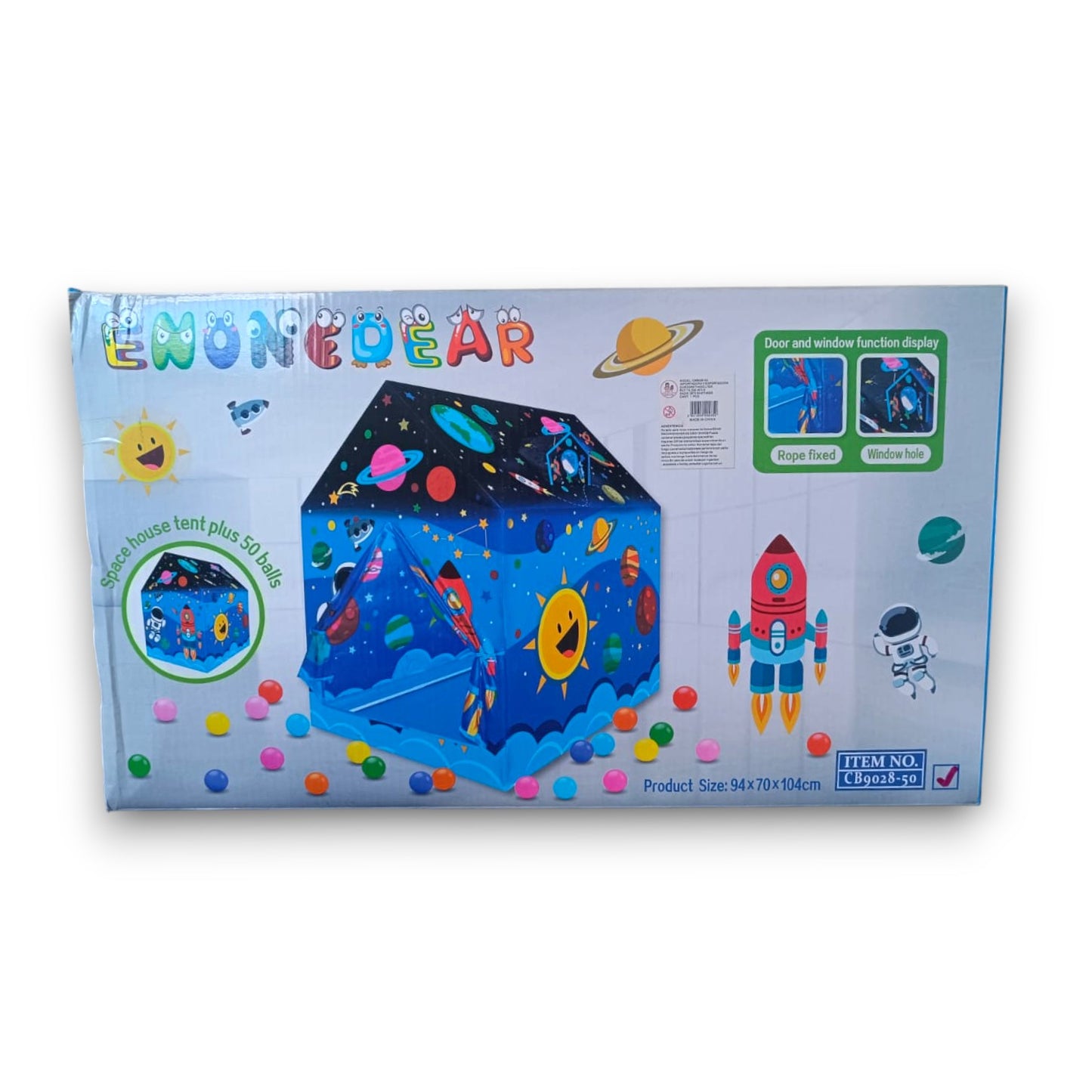 Carpa Infantil Espacial con 50 Pelotas – Enonbear