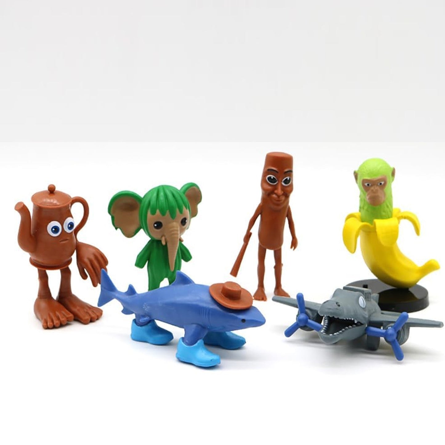 Brainrot Set 6 Figuras Colección Tralalero Tralala