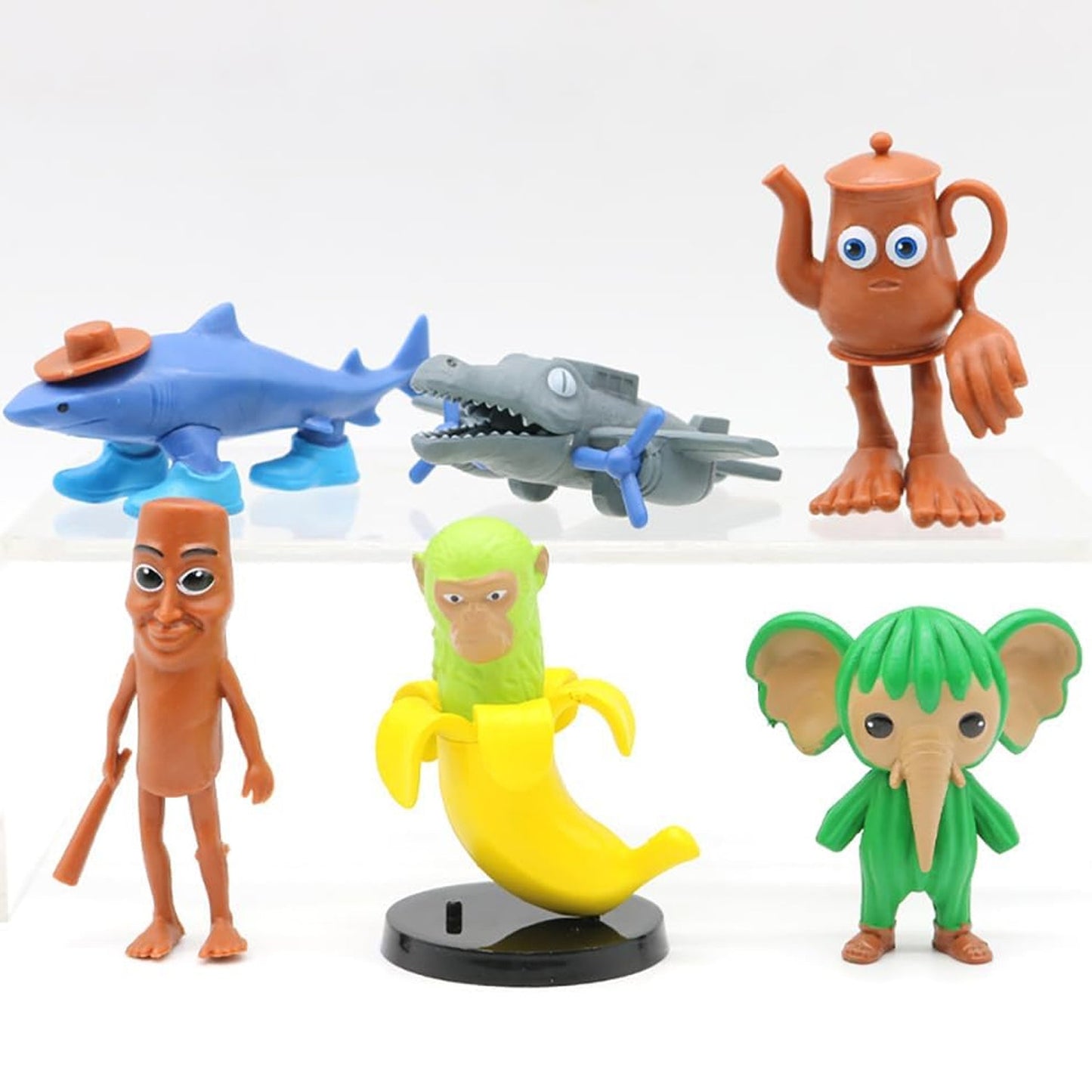 Brainrot Set 6 Figuras Colección Tralalero Tralala
