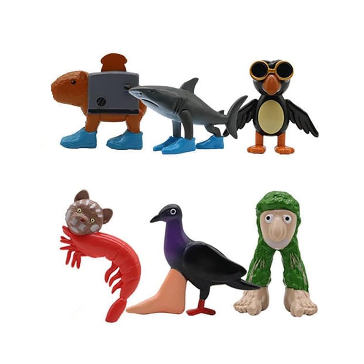Brainrot Set 18 Figuras Colección Bombardiro Crocodilo