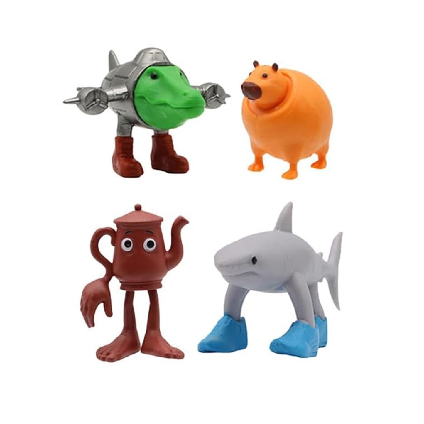 Brainrot Set 12 Figuras Colección Bombardiro Lirilì Chimpanzini