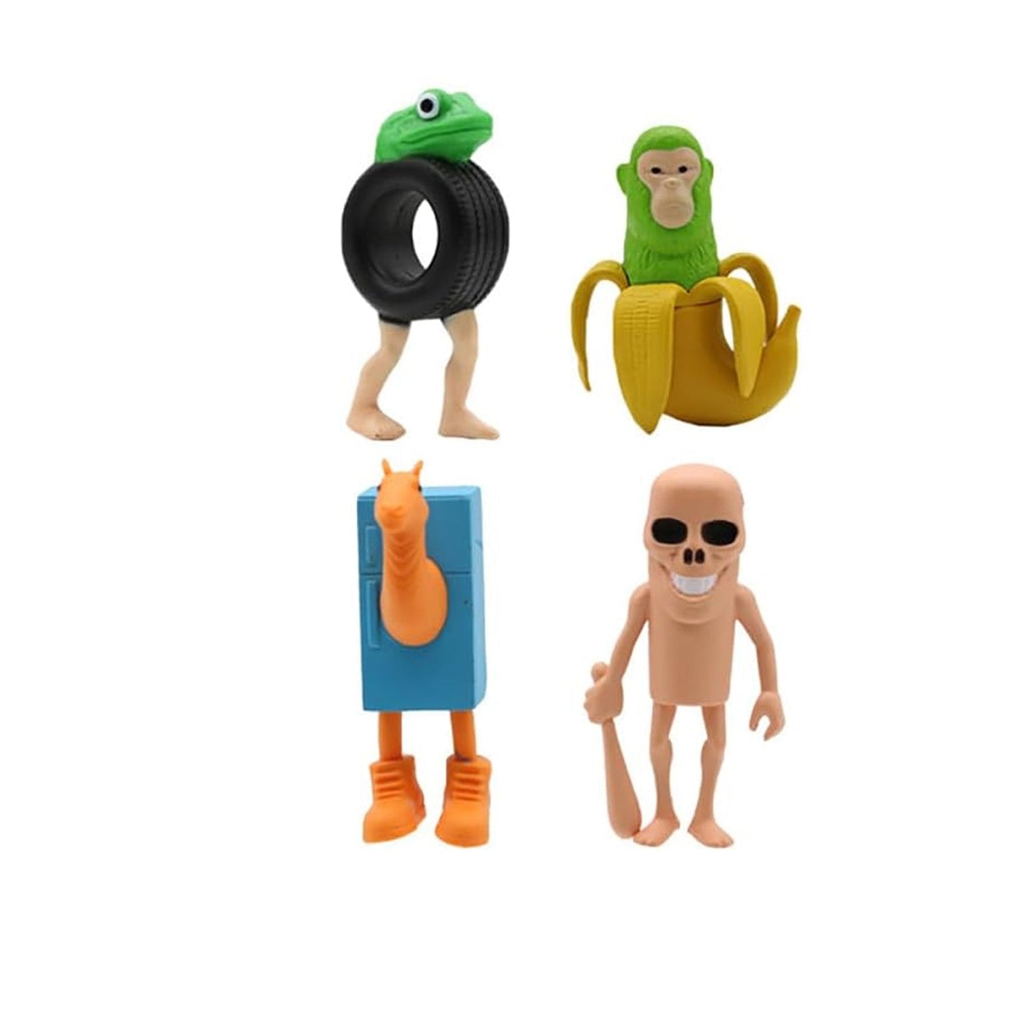 Brainrot Set 12 Figuras Colección Bombardiro Lirilì Chimpanzini