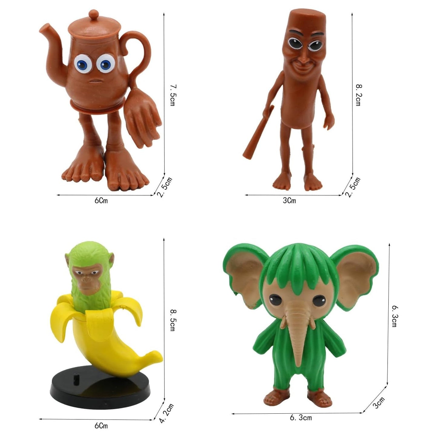 Brainrot Set 12 Figuras Colección Boneca Ambalabu
