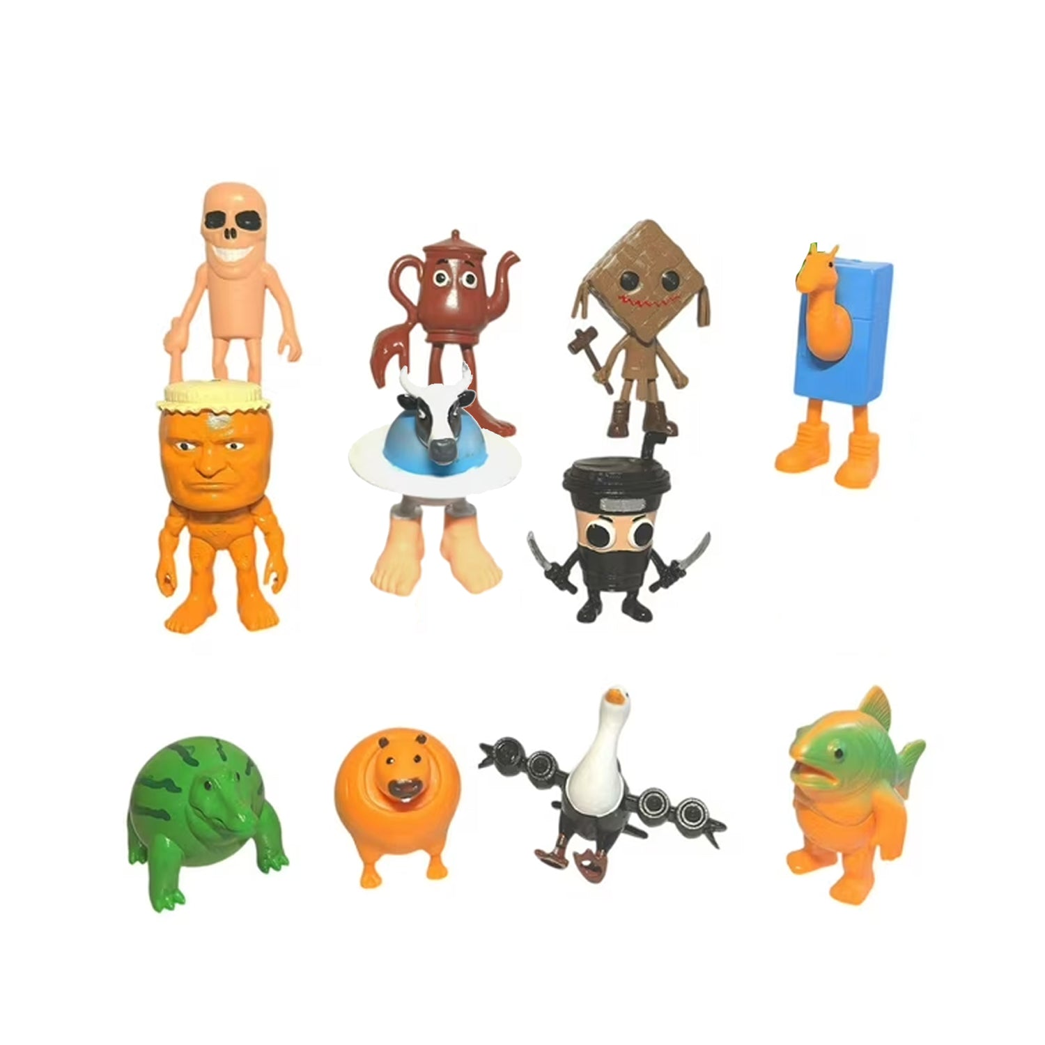 Brainrot Set 12 Figuras | Colección Vaca Saturno – Help Toys