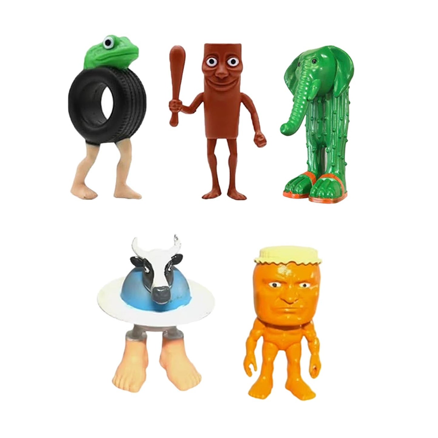 Brainrot Set 9 Figuras Colección Tung Tung Sahur