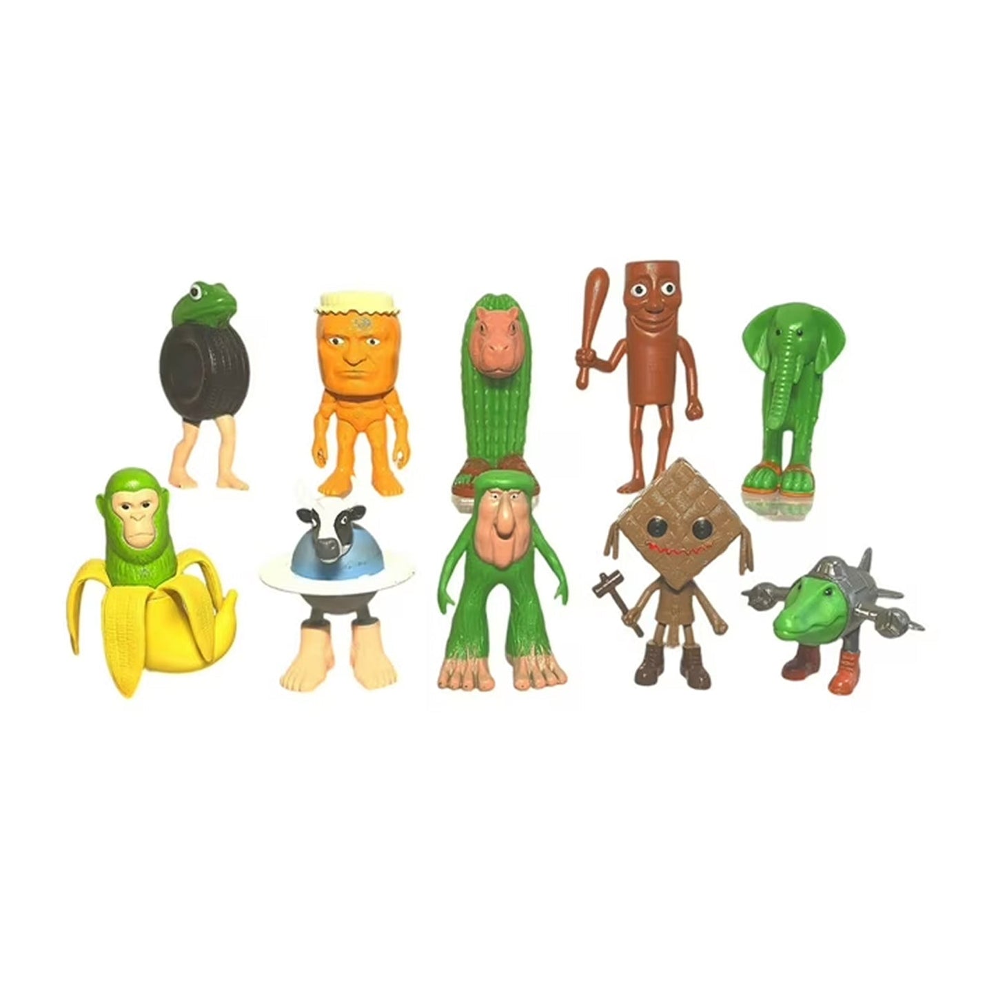 Brainrot Set 13 Figuras Colección Chimpanzini Bananini Bombardiro Crocodilo