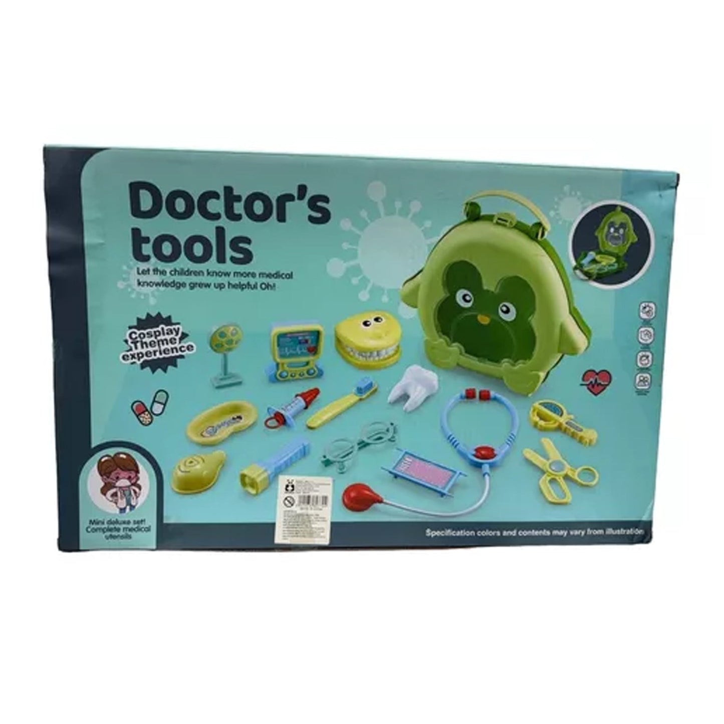 Maletin Juguete Doctora Para Niños Didactico