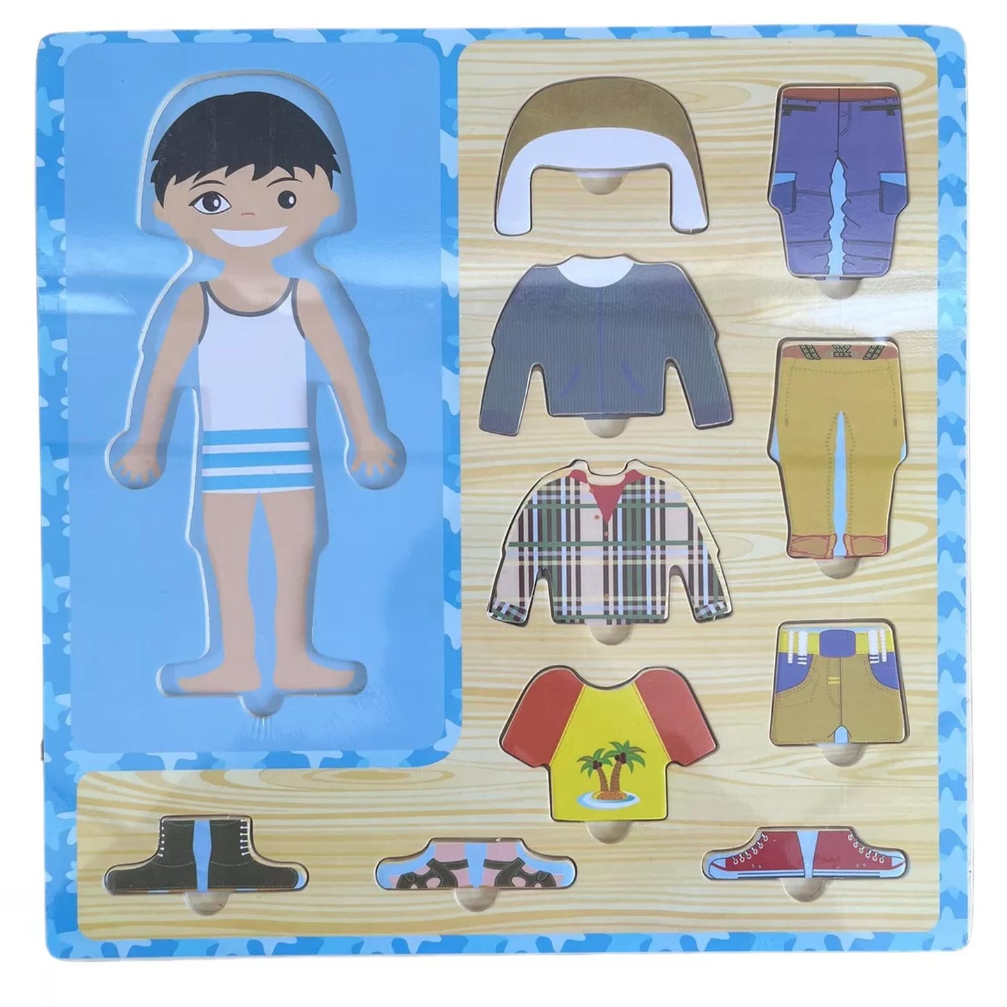 Tabla Didáctica De Encaje Ropa Niña O Niño