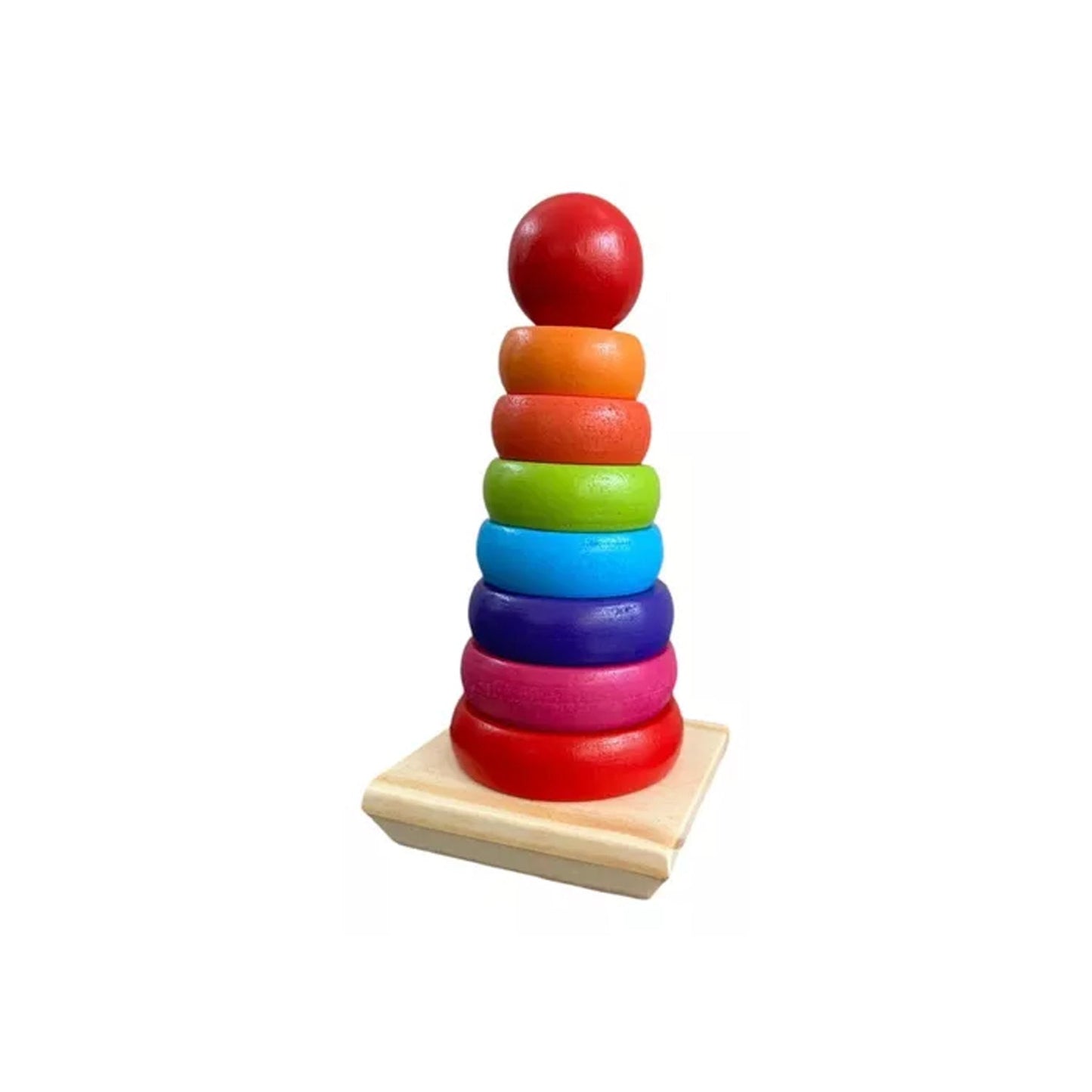Torre De Encaje Argollas Madera