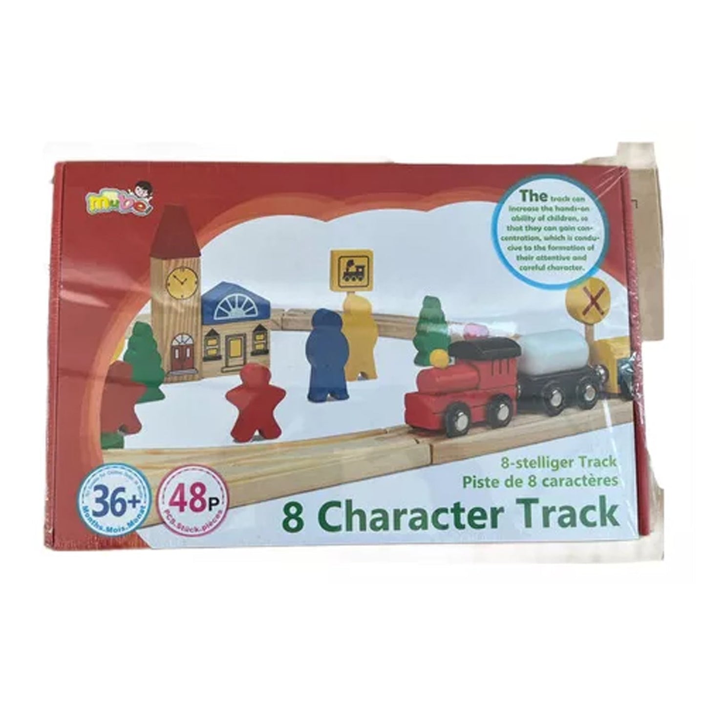 Tren De Madera Didactico Para Niños