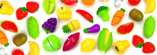 Aprender Jugando: Beneficios de las Frutas y Verduras de Juguete en la Alimentación Infantil
