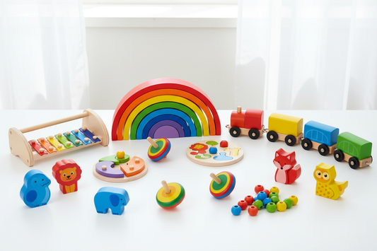 Juguetes de madera: aliados naturales para el desarrollo infantil 🌿