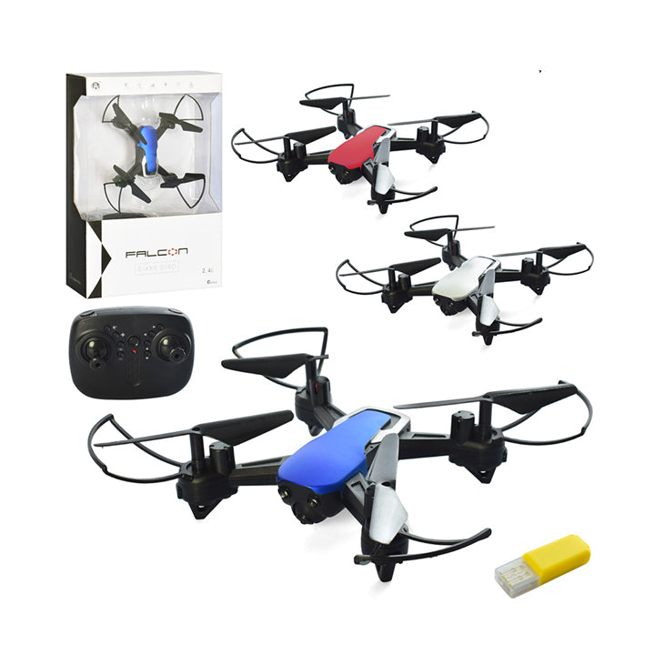 Dron Falcon Radio Control con Mando y Cargador USB