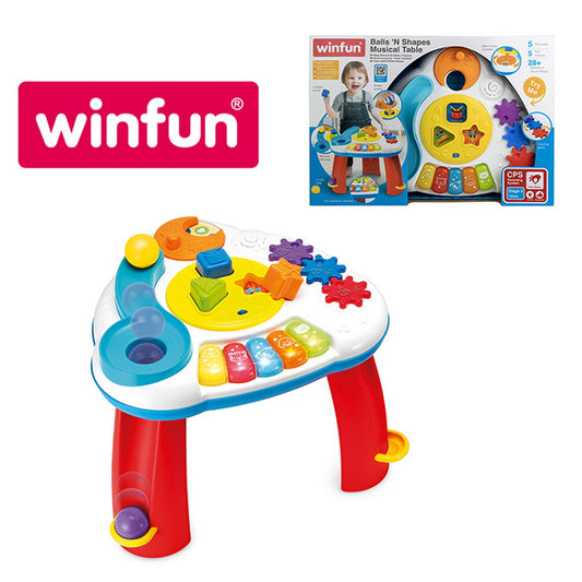 Mesa Didáctica Musical Winfun Piano Formas y Pelotas