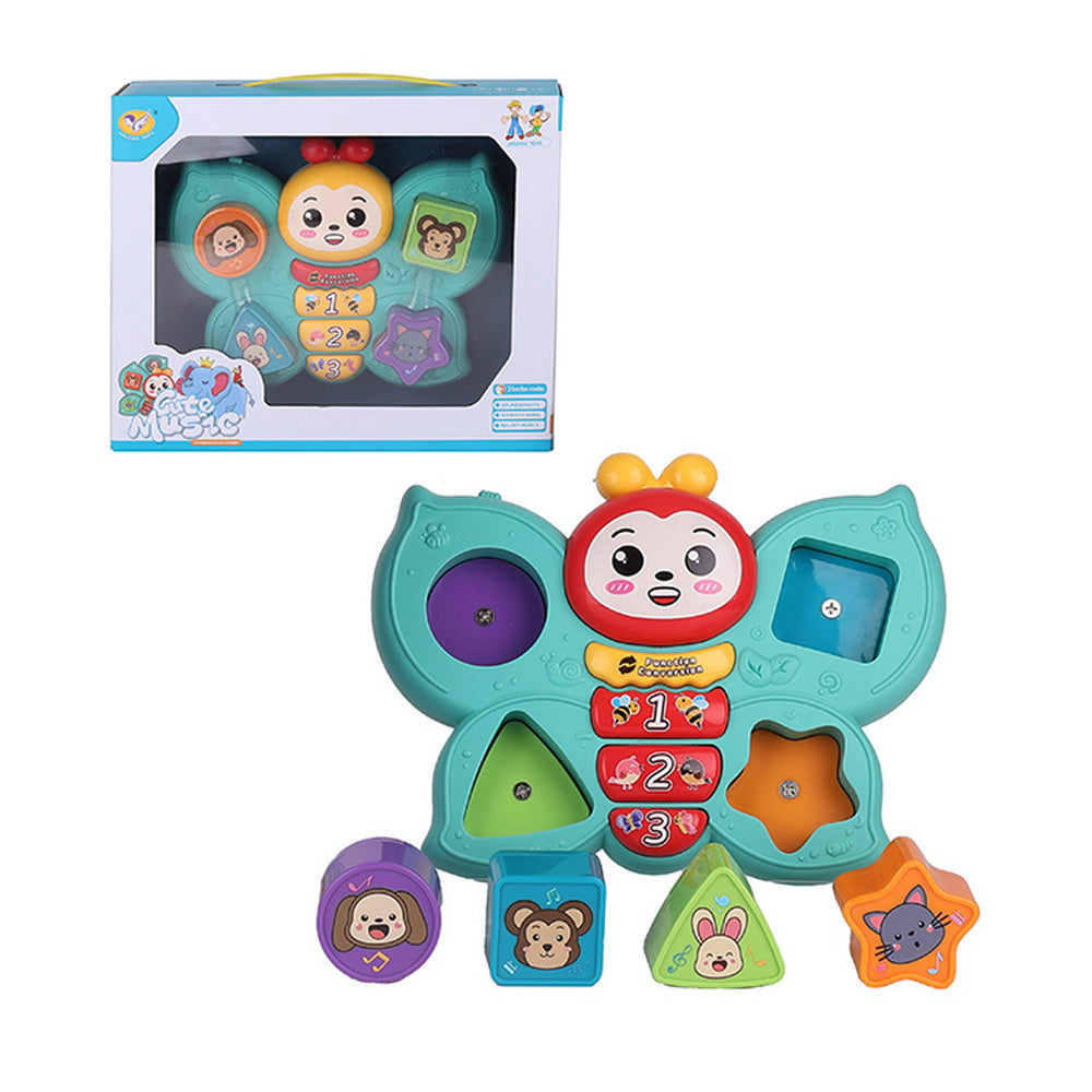 Mariposa de Encaje Musical Infantil con Luz y Sonido