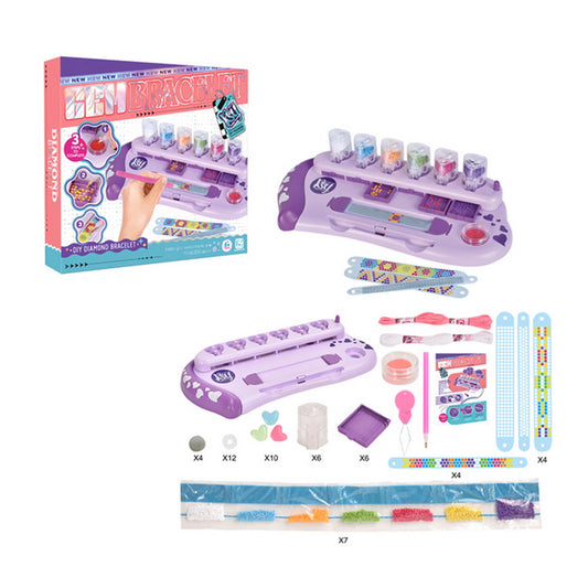 Máquina Hacer Pulseras con Gemas DIY Kit Completo