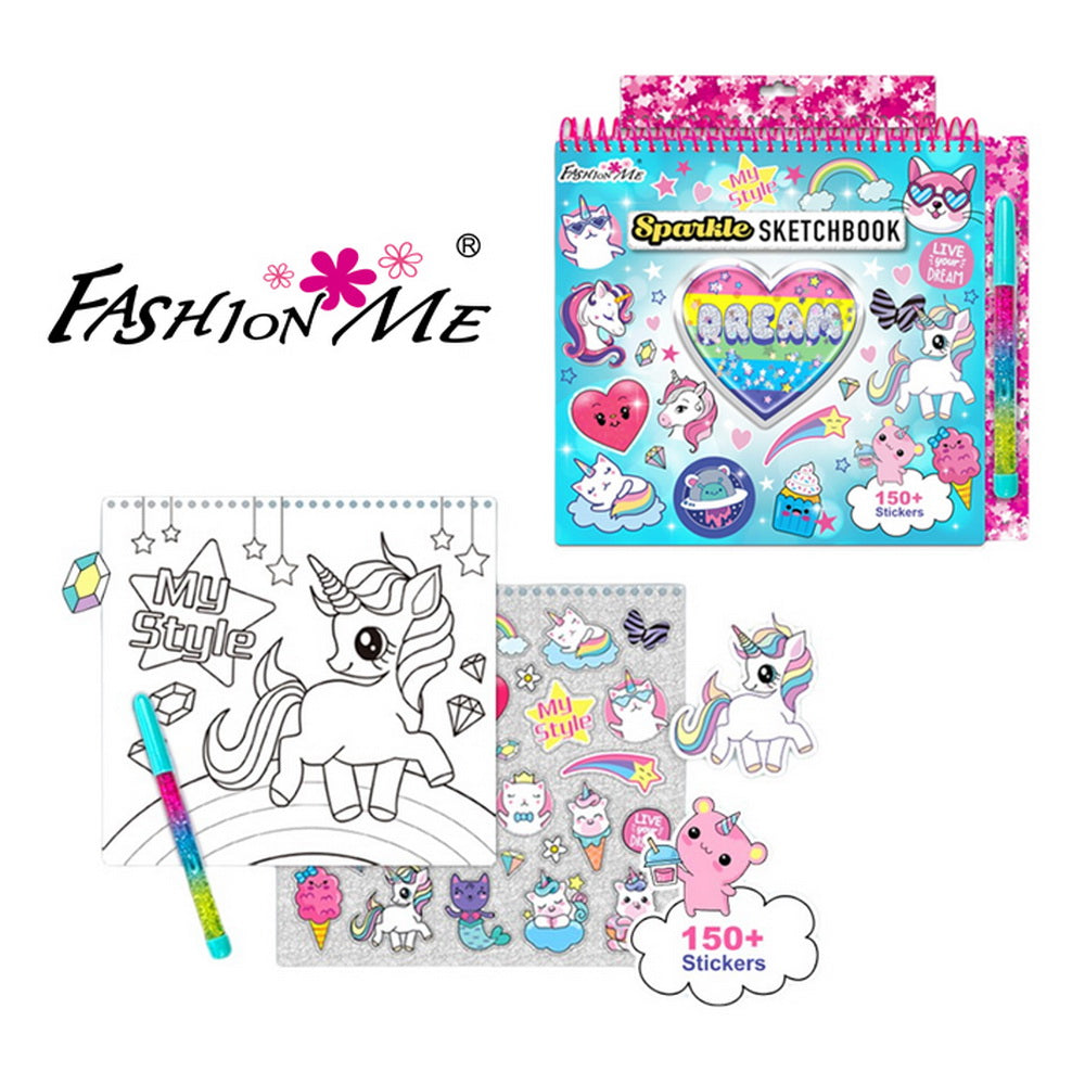 Cuadernillo Actividades Corazón Stickers y Colorear