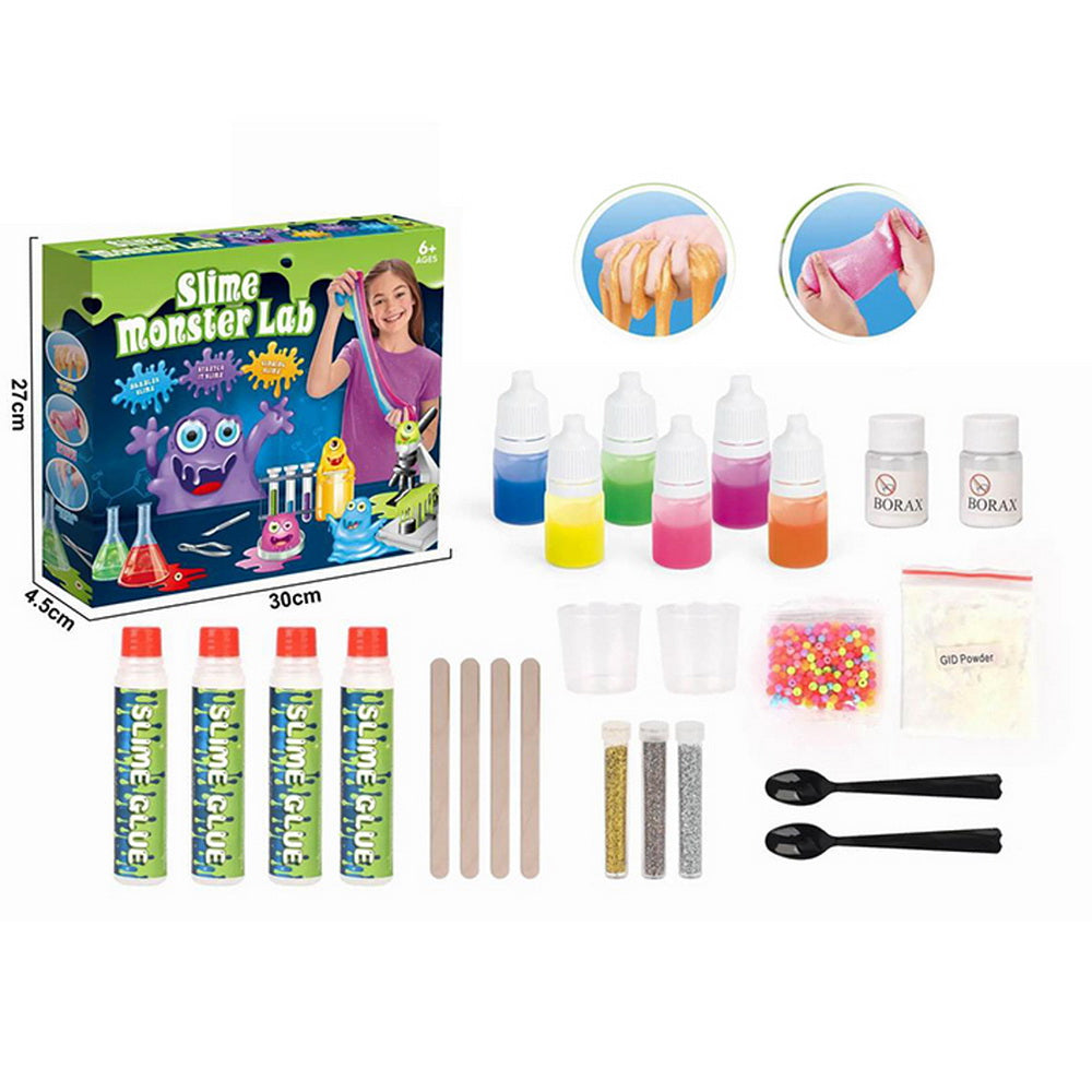 Laboratorio Slime Monster Lab Kit Completo para Hacer Slime