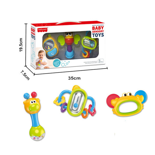Set Cascabeles Bebé Sensoriales 3 Piezas - Baby Sensory Toys