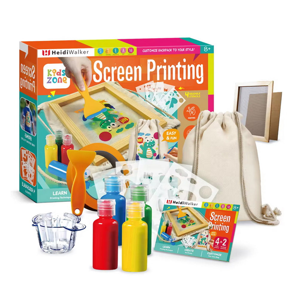 Kit Serigrafía para Decorar Ropa y Telas Infantil