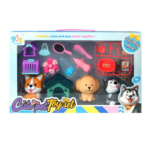 Casa Juegos Mascotas Cute Pet Toy Set Perros Accesorios