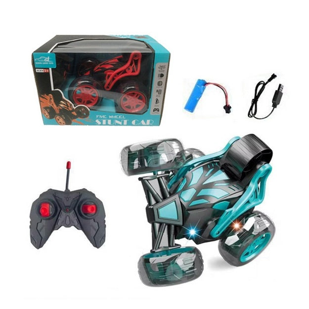 Vehículo Acro´bático Radio Control 5 Ruedas Luces RC Stunt