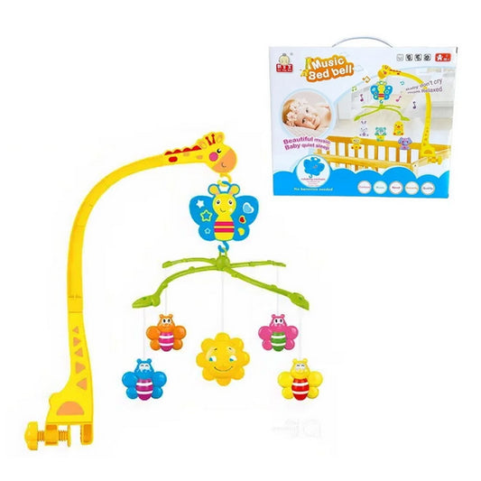 Móvil Musical para Cuna Jirafa Bebé Music Bed Bell