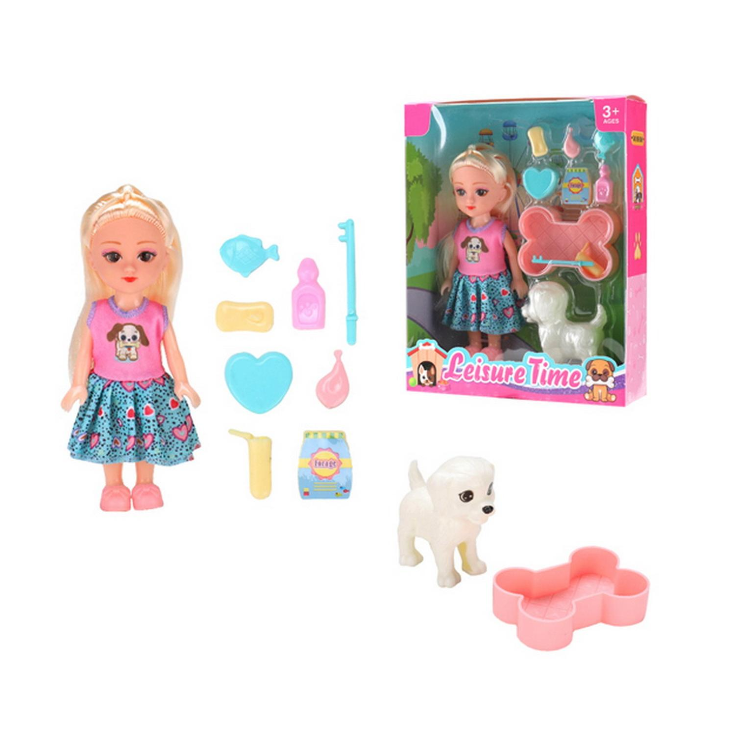 Muñequita con Mascota y Accesorios – Juguete Niñas 3+ Años