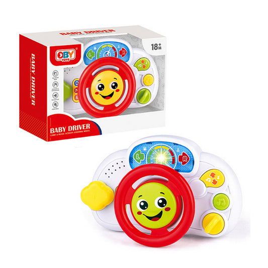 Manubrio Didáctico Baby Driver con Luces y Música 18m+