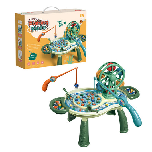Mesa Pesca Milagrosa con Rueda Giratoria y Peces 3+ Años