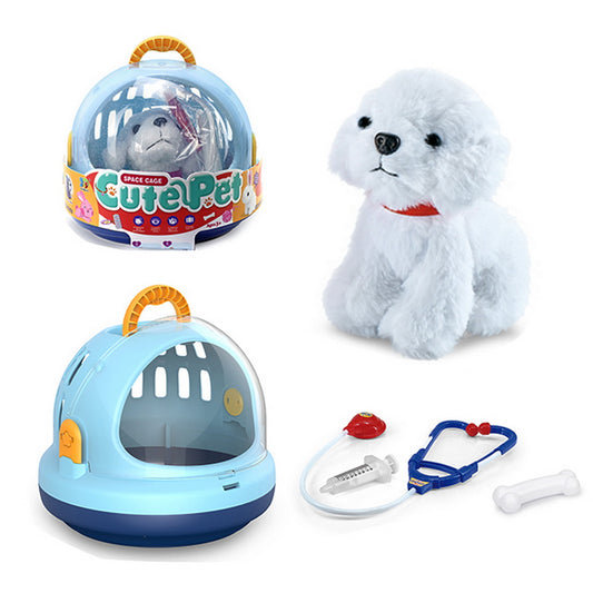 Maletita Transportadora con Perrito Plush y Accesorios 3+