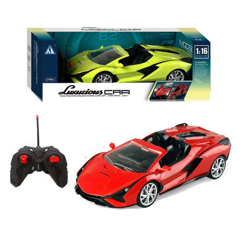 Auto Deportivo Radio Control Rojo 1:16 Luxurious Car RC