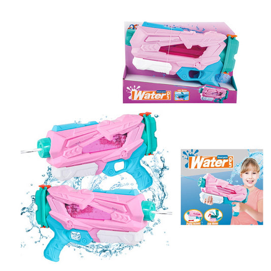 Pistola de Agua Grande Pump Action Rosa Azul
